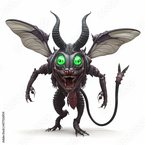 Insectlike Monster with hor...