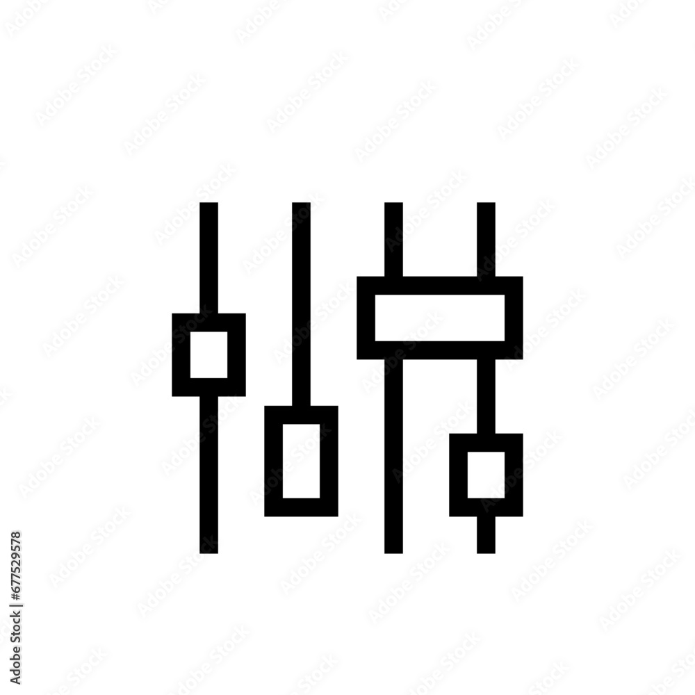 Chart project development icon with black outline style. chart, business, diagram, graphic, graph, concept, data. Vector Illustration Chart project development icon with black outline style. chart, business, diagram, graphic, graph, concept, data. Vector Illustration