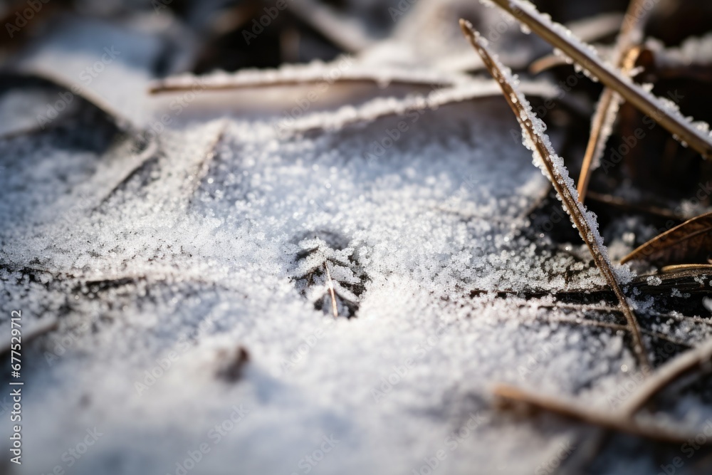 Winter Wildlife Tracks - Generative AI Winter Wildlife Tracks - Generative AI