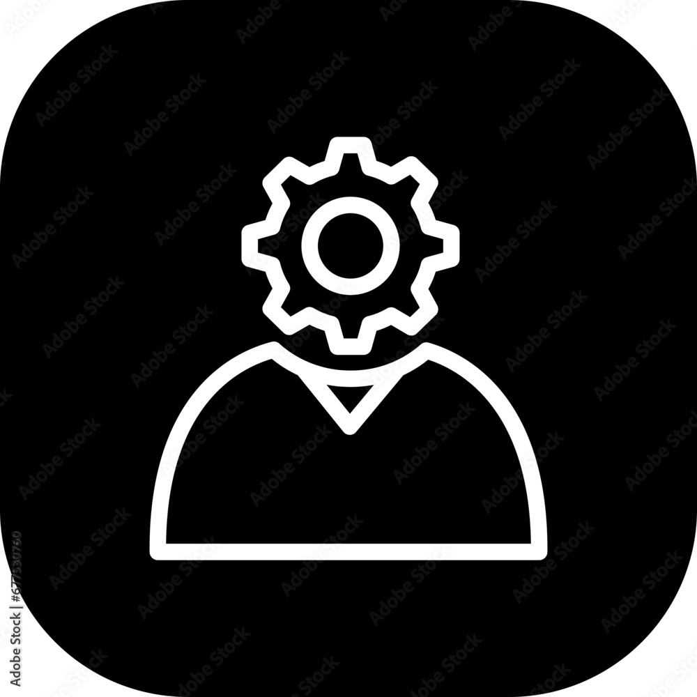 Management project development icon with black filled line outline style. business, management, teamwork, manager, team, office, strategy. Vector Illustration