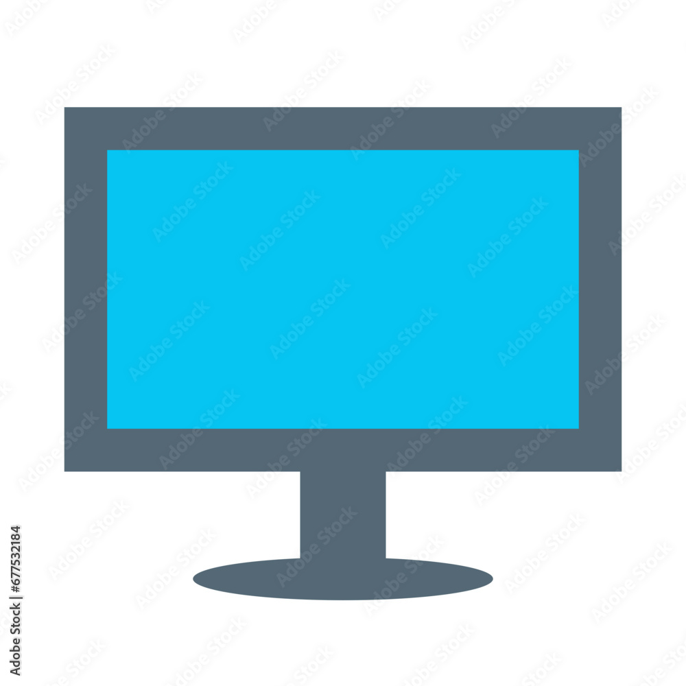 家電、テレビを表すカラースタイルのアイコン 家電、テレビを表すカラースタイルのアイコン