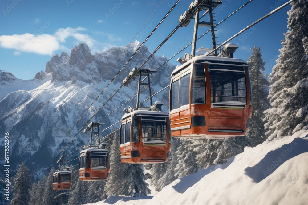 Ski Lifts and Gondolas - Generative AI Ski Lifts and Gondolas - Generative AI