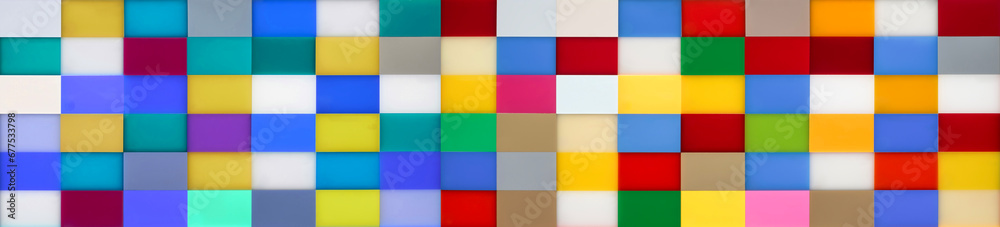 rectangular pieces of coloured cast acrylic sheet with backlight