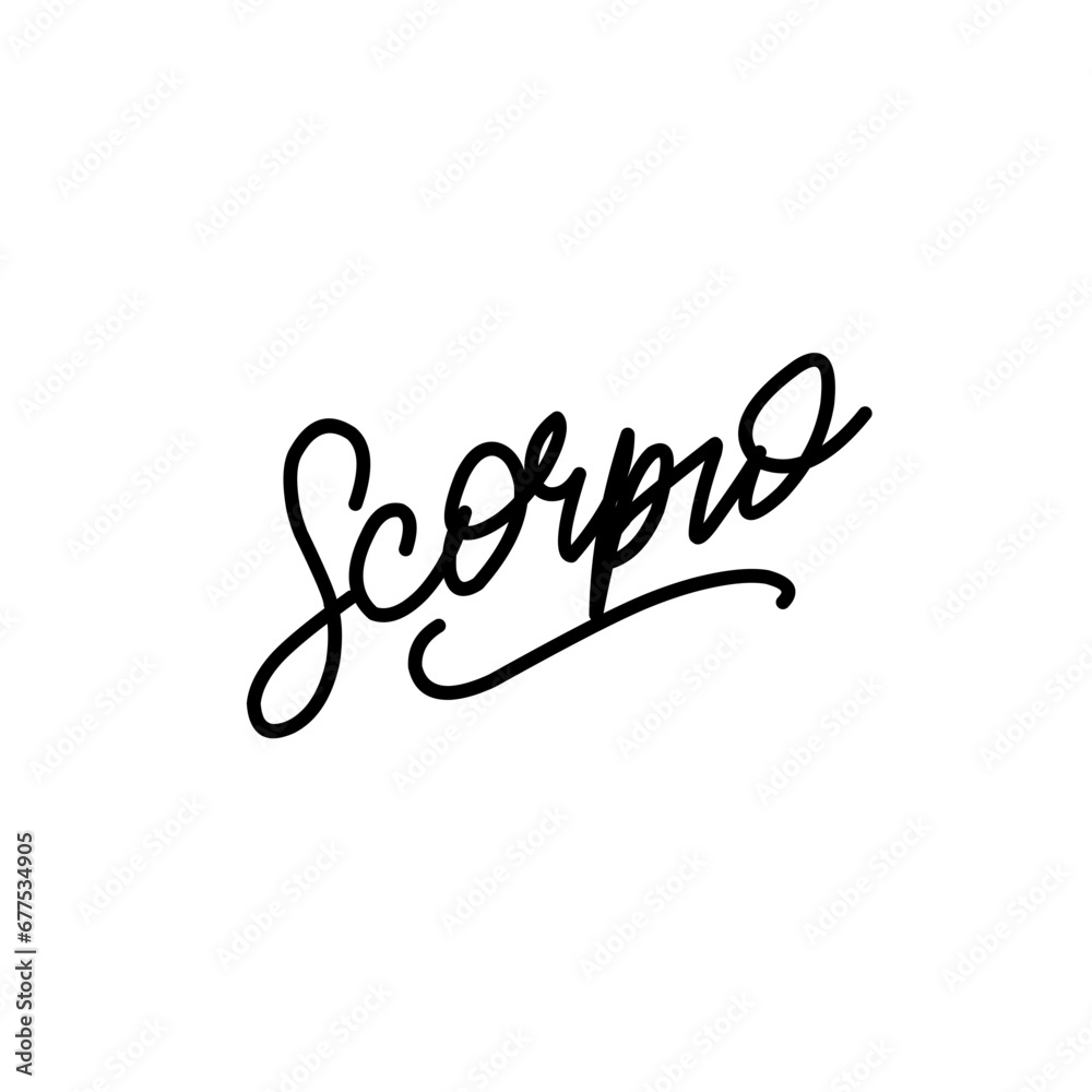 Horoscope handwritten icon