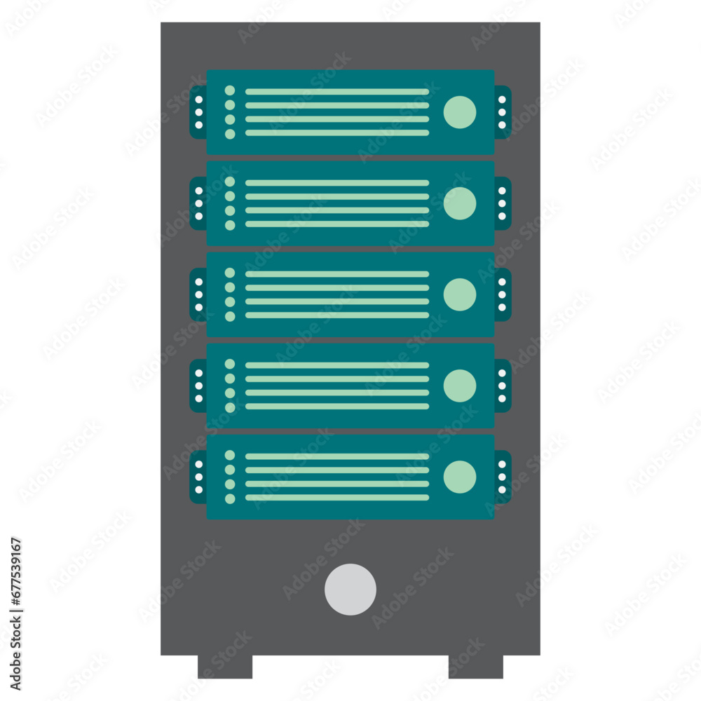 Computer Server Device Icon Illustration Computer Server Device Icon Illustration