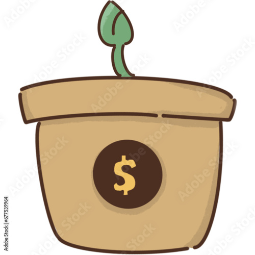 money growing photo