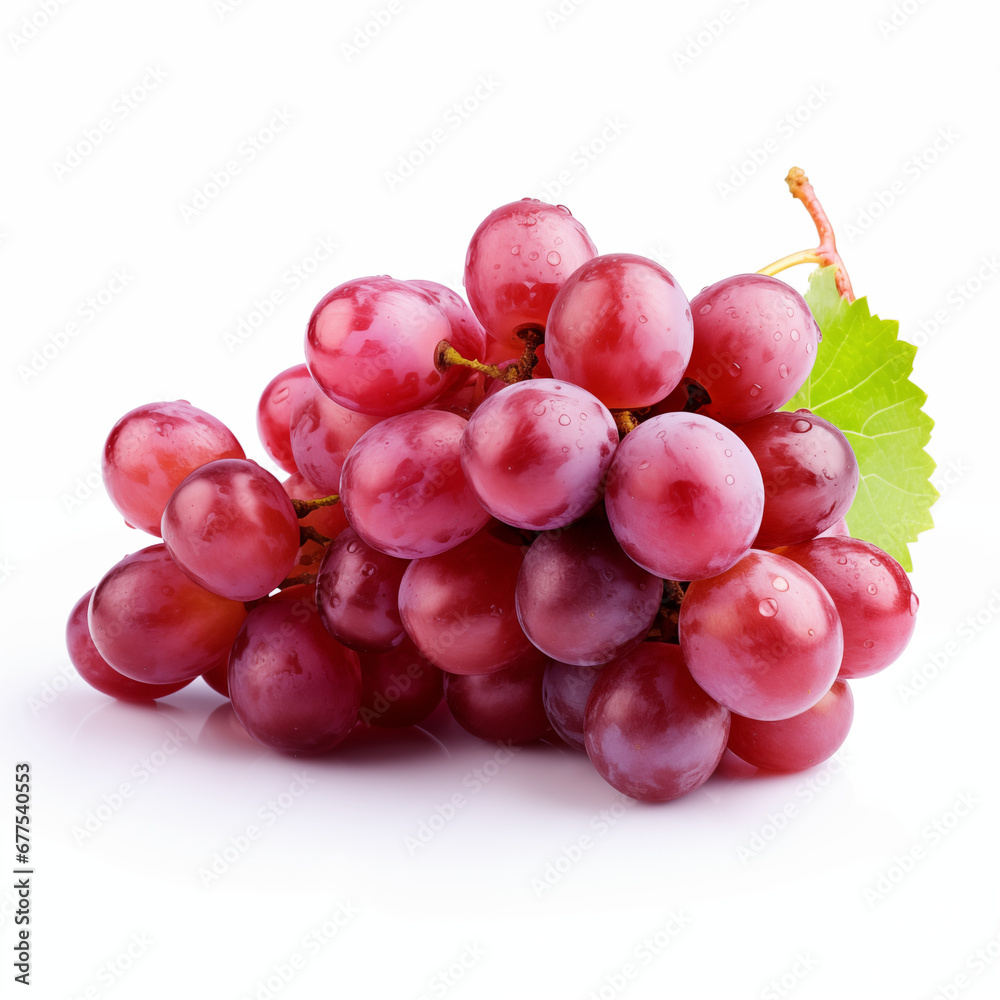 Fresh grapes. White background. Isolated Fresh grapes. White background. Isolated