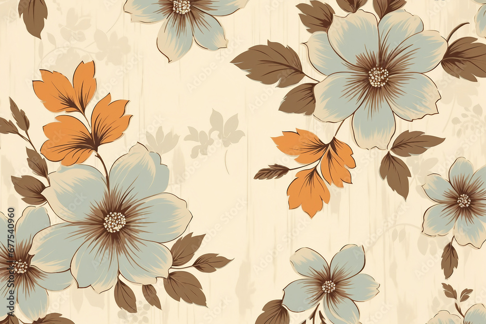 seamless pattern with flowers seamless pattern with flowers
