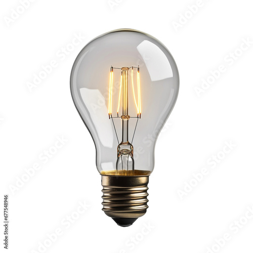 Bulb isolated on transparent background