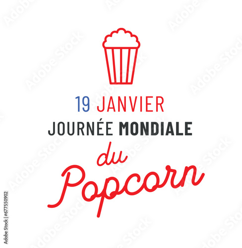 journée mondiale du popcorn / pop-corn le 19 janvier