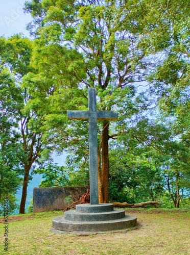 cross on a hill photo