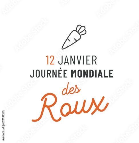 Journée mondiale des Roux le 12 janvier 2025