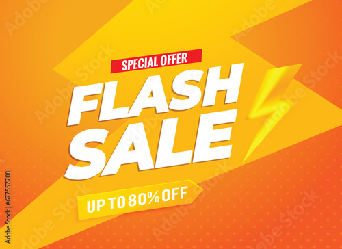 flash sale banner template. modern design