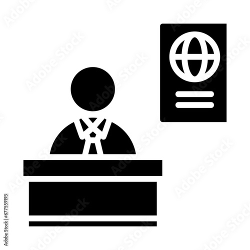  Immigration control, border control, entry inspection, immigration process, entry clearance icon and easy to edit.