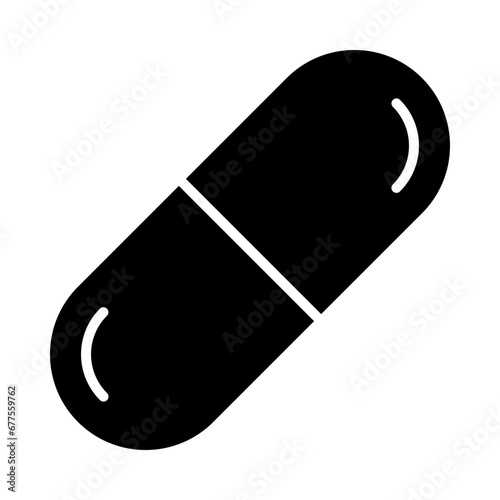 Capsule Glyph Icon Design