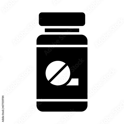 Aspirin Glyph Icon Design