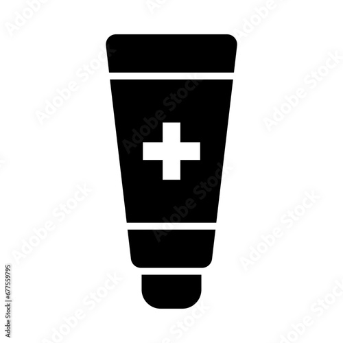 Ointment Glyph Icon Design