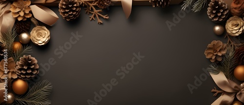 Weihnachtliche Gewürze und Tannenzapfen: Beitragsbild für festliche Artikel photo