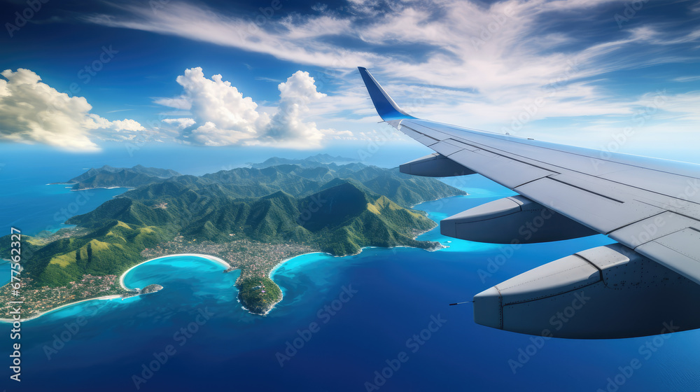 view from airplane window view from airplane window