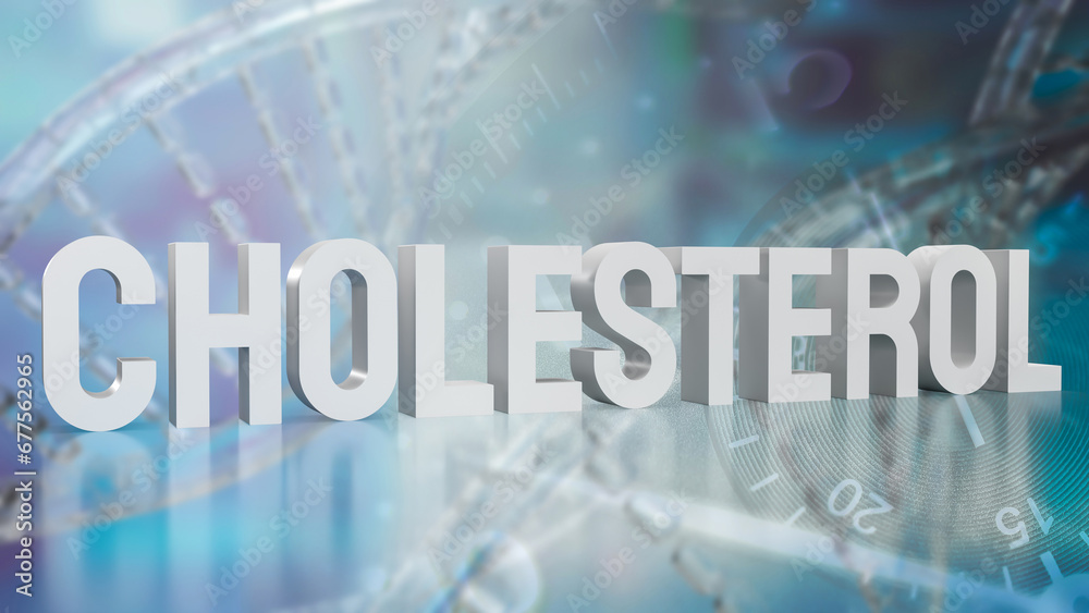 The white Cholesterol on dan background for medical and sci concept 3d rendering. The white Cholesterol on dan background for medical and sci concept 3d rendering.