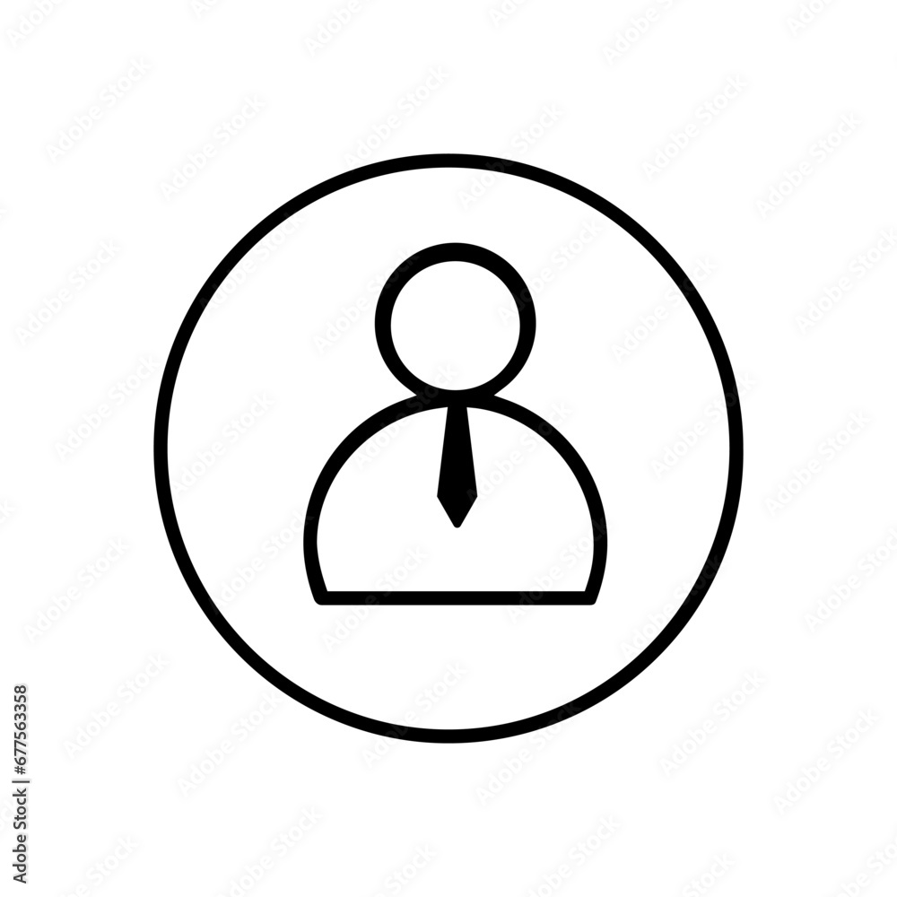 Businessman icon vector. User illustration sign. Account symbol or logo. Businessman icon vector. User illustration sign. Account symbol or logo.