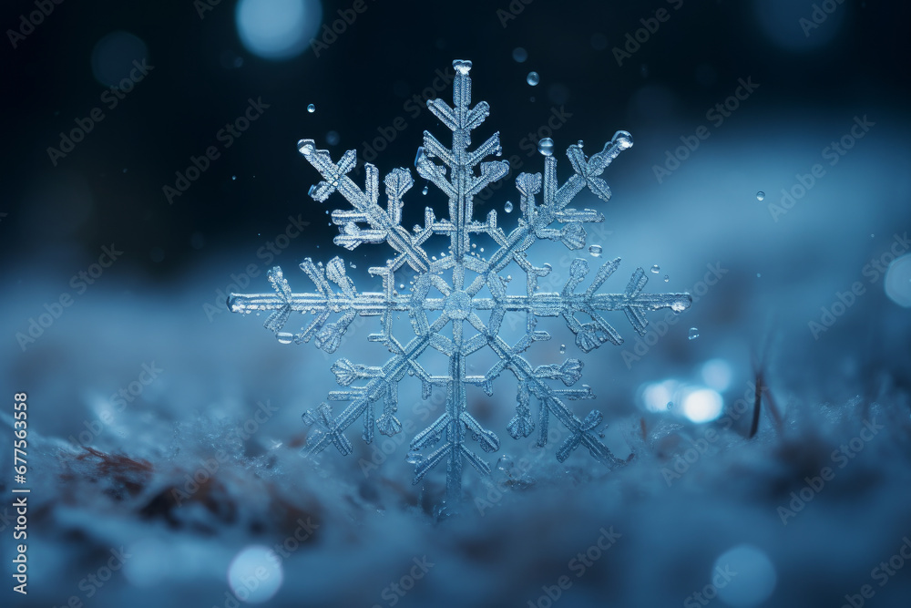 blue winter landscape background with snowflakes. blue winter landscape background with snowflakes.