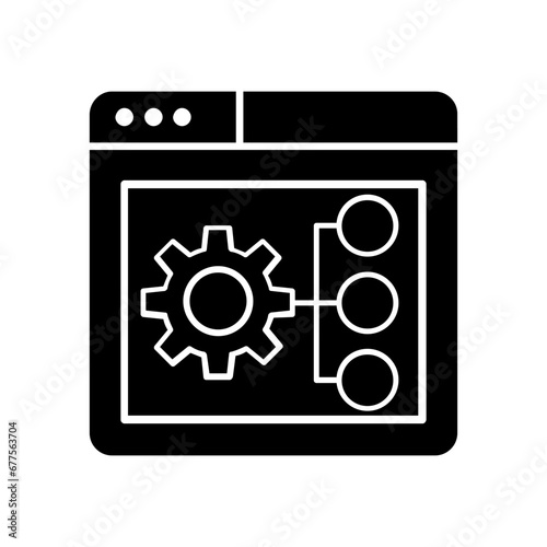 Function settings icon vector set. editable illustration sign collection. automated system symbol.