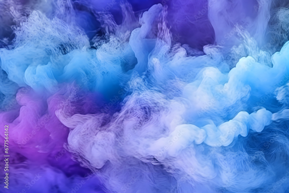 abstract blue background with smoke. 