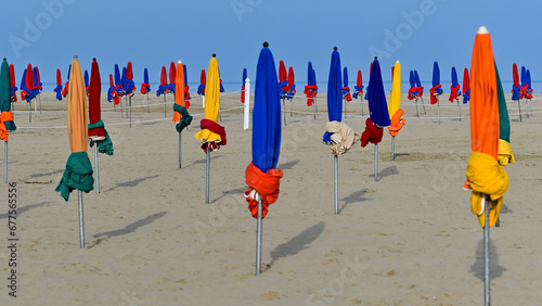 Plage de Deauville, Normandie 