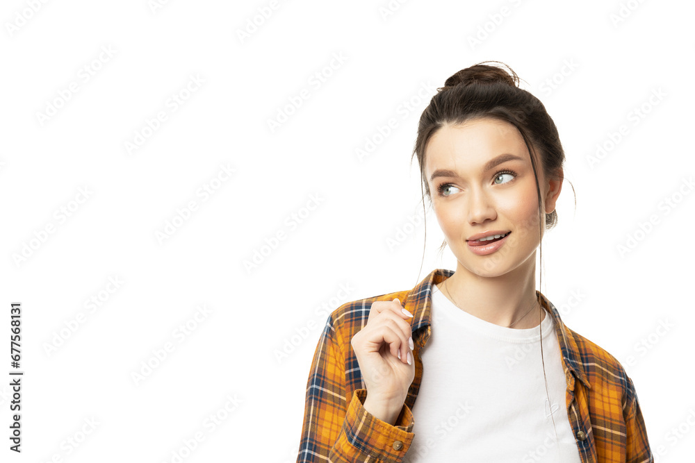 PNG,attractive young brunette posing, isolated on white background PNG,attractive young brunette posing, isolated on white background