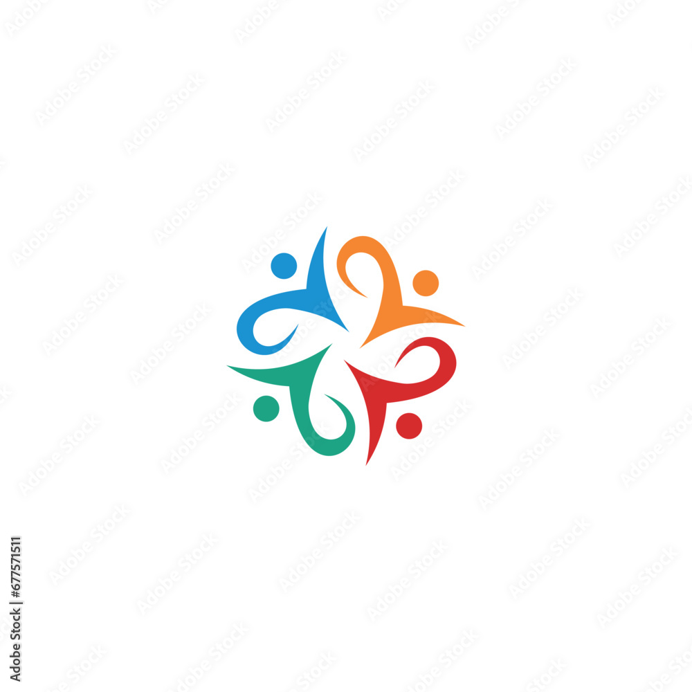 Obraz premium People Logo