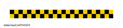 Taxi Tape. Flat, Taxi ribbon, Taxi icon. Vector icon