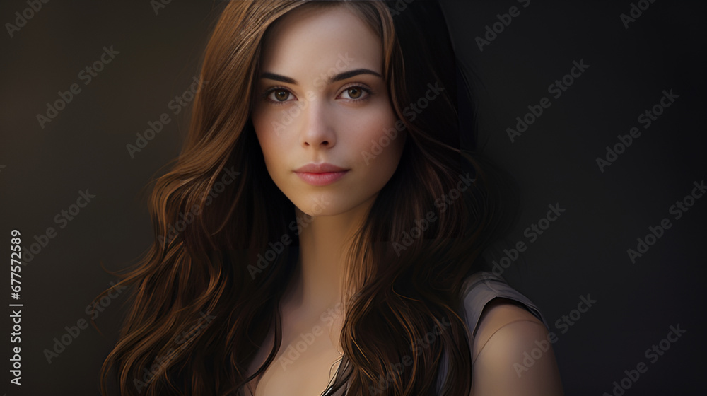 Fototapeta premium portrait of a woman | generative AI