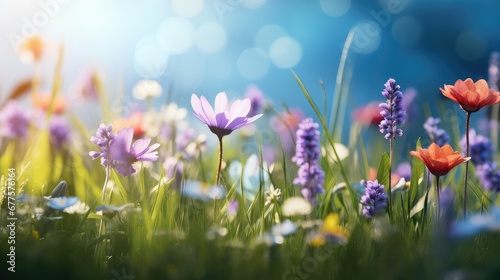 backgrounds macro meadow springtime tranquil illustration grass leaf, blue growth, yellow day backgrounds macro meadow springtime tranquil