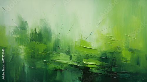 green background   generative AI © No34