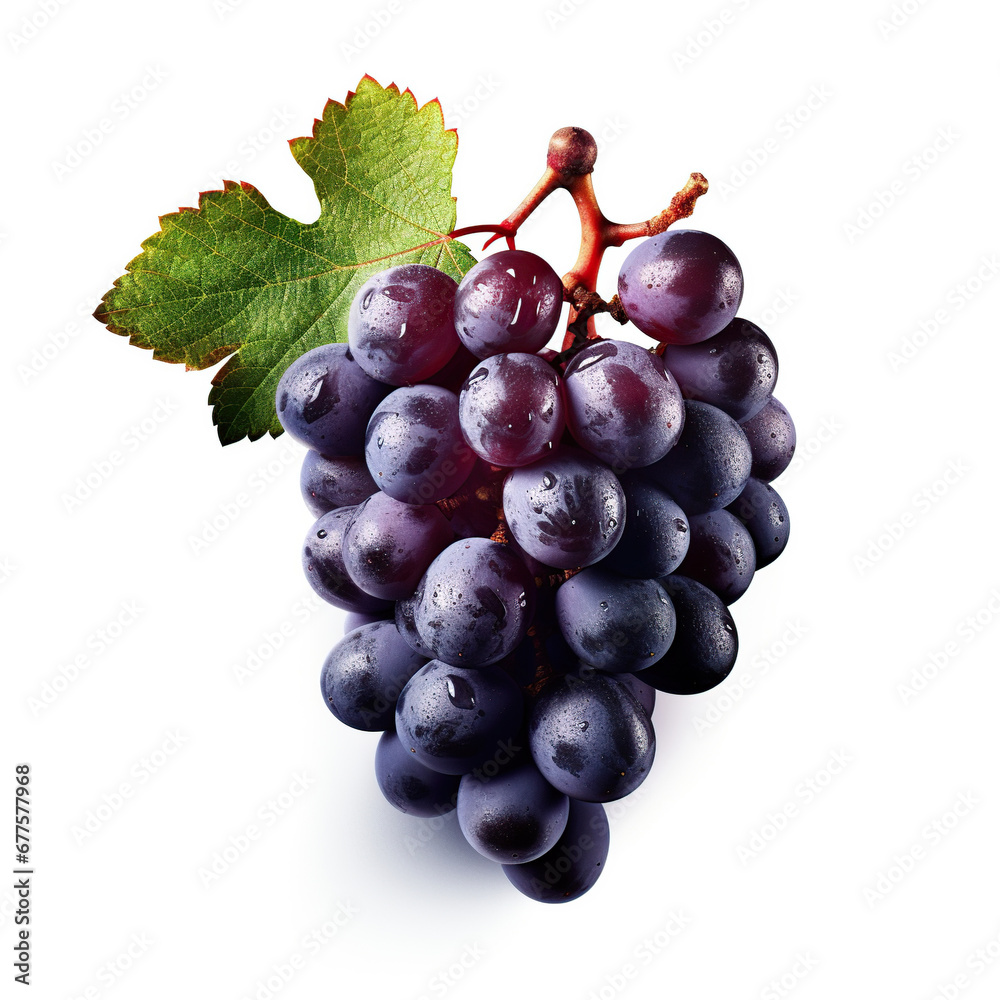 Fototapeta premium grape fruit isolated on white background