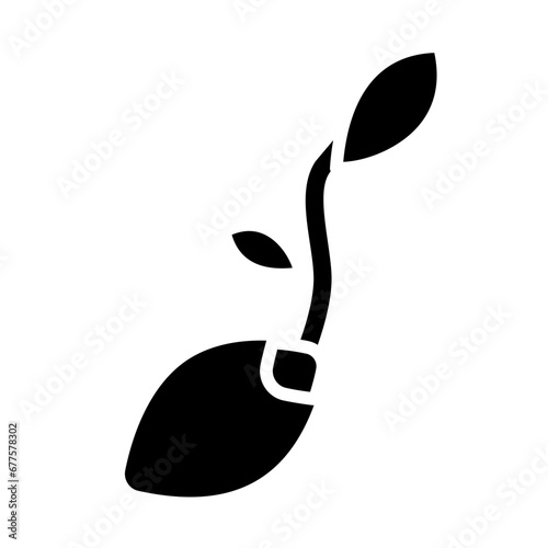 Plant seeds, seedlings, seed grains, kernel, reproductive units icon and easy to edit.