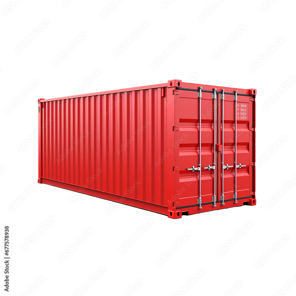 Container isolated on transparent background Container isolated on transparent background