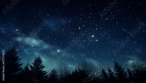 sky with stars Generated by AI