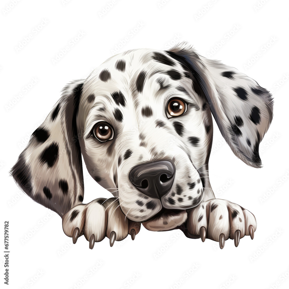 Dalmatian Peeking Dogs and puppies Dalmatian Peeking Dogs and puppies