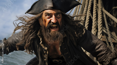 Blackbeard the pirate photo