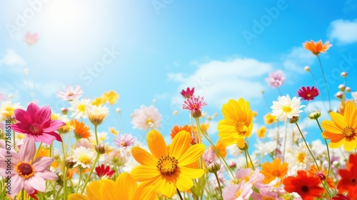 flower sunny bright space sun illustration nature floral  beauty garden  beautiful natural flower sunny bright space sun