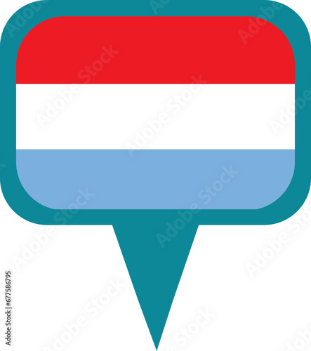 Luxembourg Location Pin