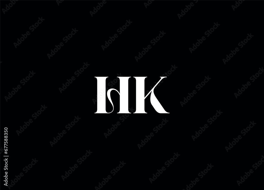 HK letter logo design and initial logo design HK letter logo design and initial logo design