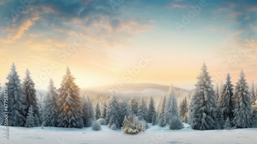 background cold decoration sunrise snowy illustration winter snow, tree blue, ornament frost background cold decoration sunrise snowy