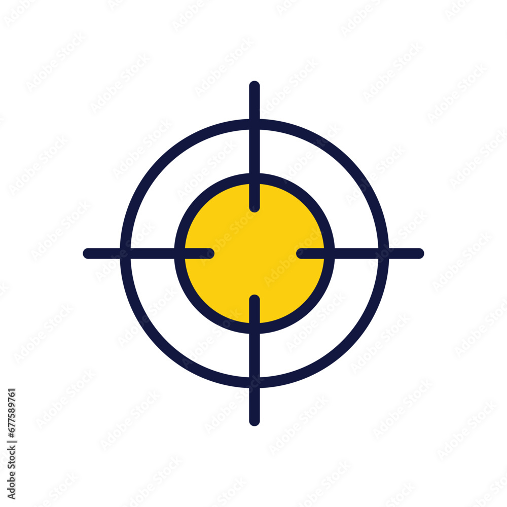 Focus icon isolate white background vector stock illustration. Focus icon isolate white background vector stock illustration.