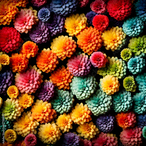 Colourful flower backgrund