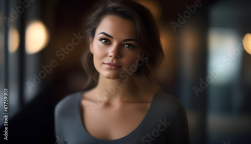 Portrait of a beautiful woman posing in a seductive style 