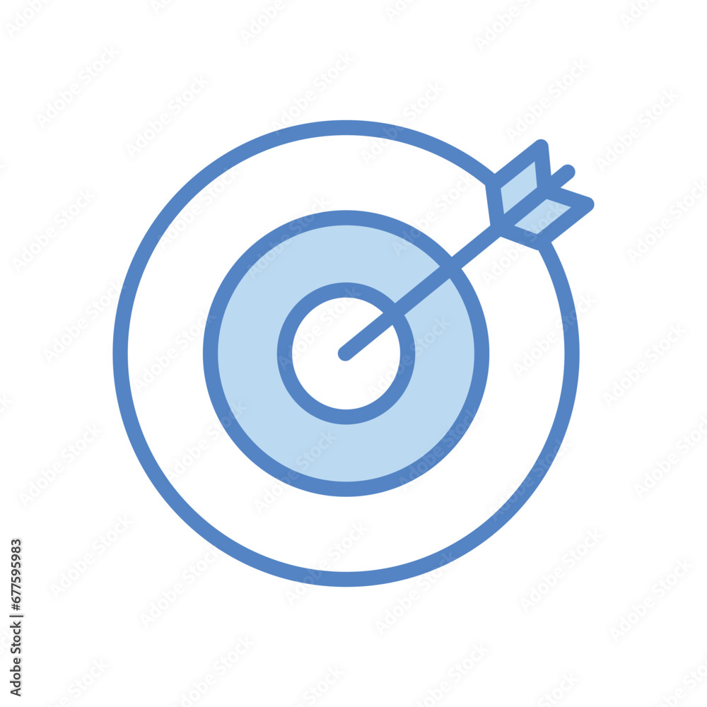 Goal icon isolate white background vector stock illustration. Goal icon isolate white background vector stock illustration.