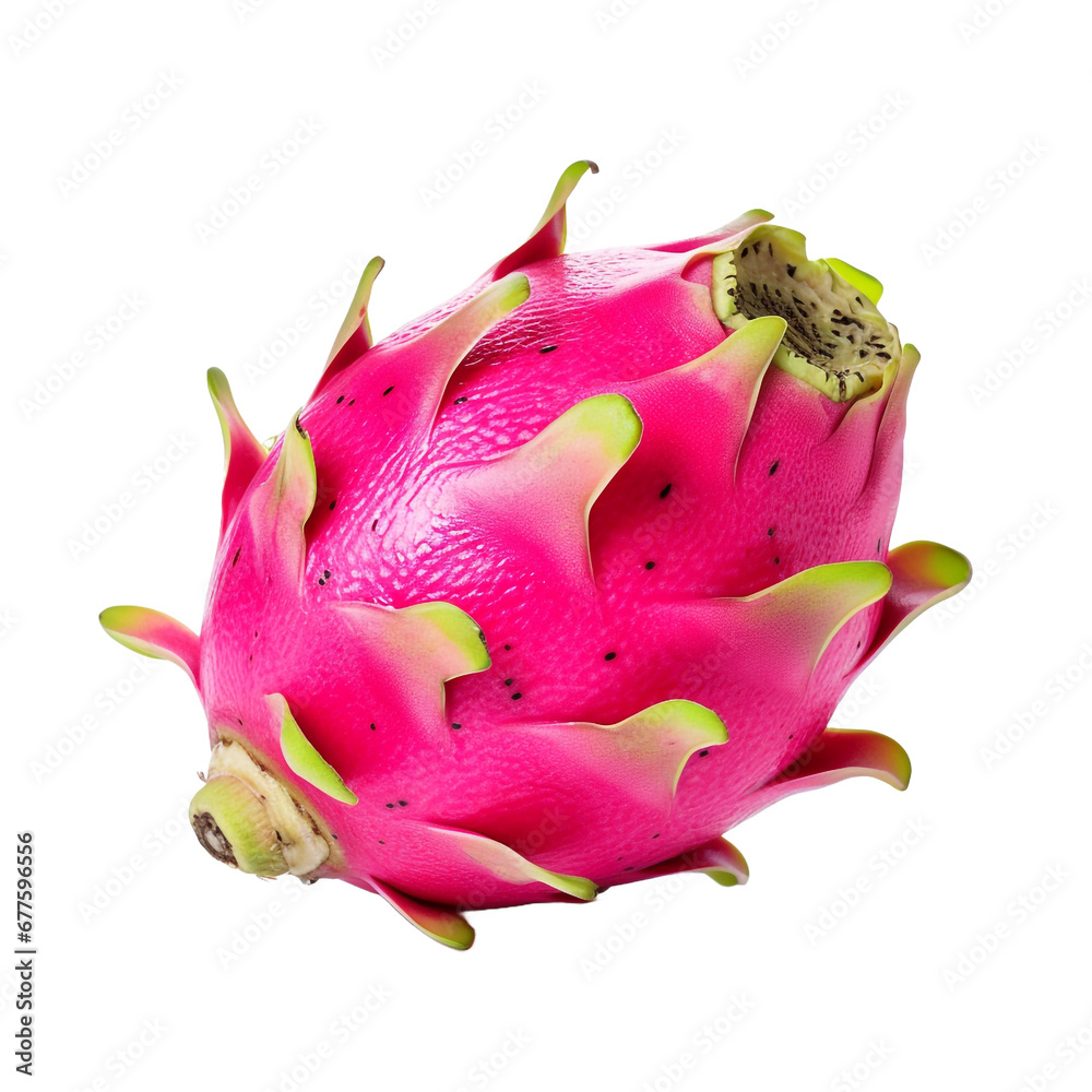 Dragonfruit isolated on transparent background Dragonfruit isolated on transparent background